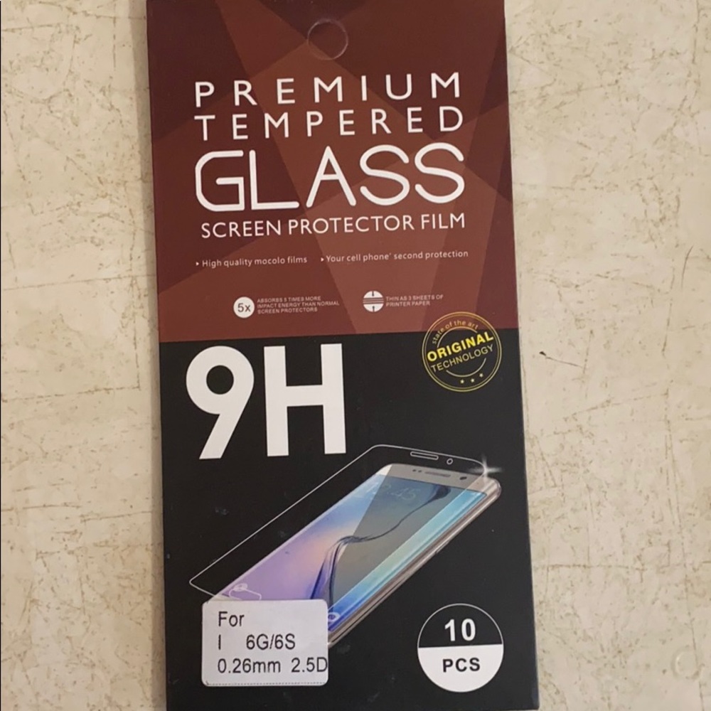 Premium tempered glass screen protector IPhone 6
